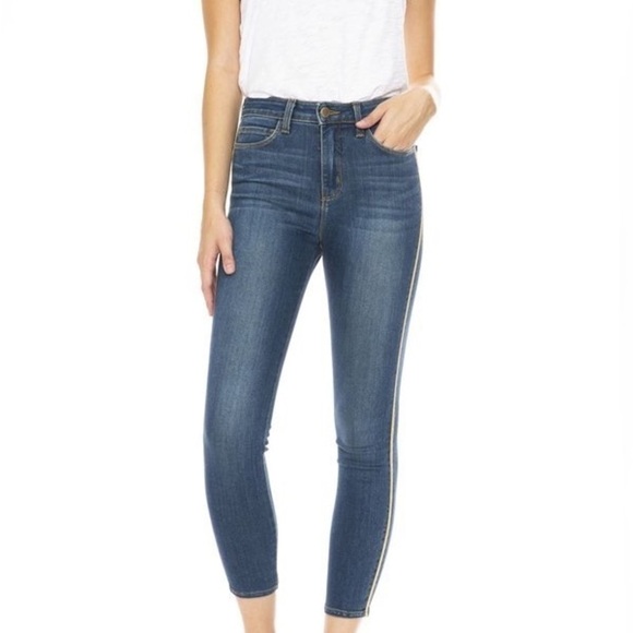 L’AGENCE The Margot Racer Stripe High Rise Jean size 26 - Picture 1 of 10